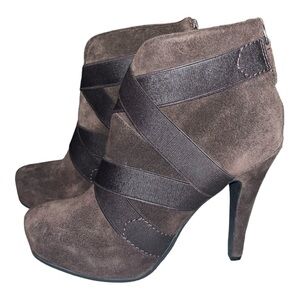 NEW Brown Apepazza Heeled Bootie EU38 US 7-7.5